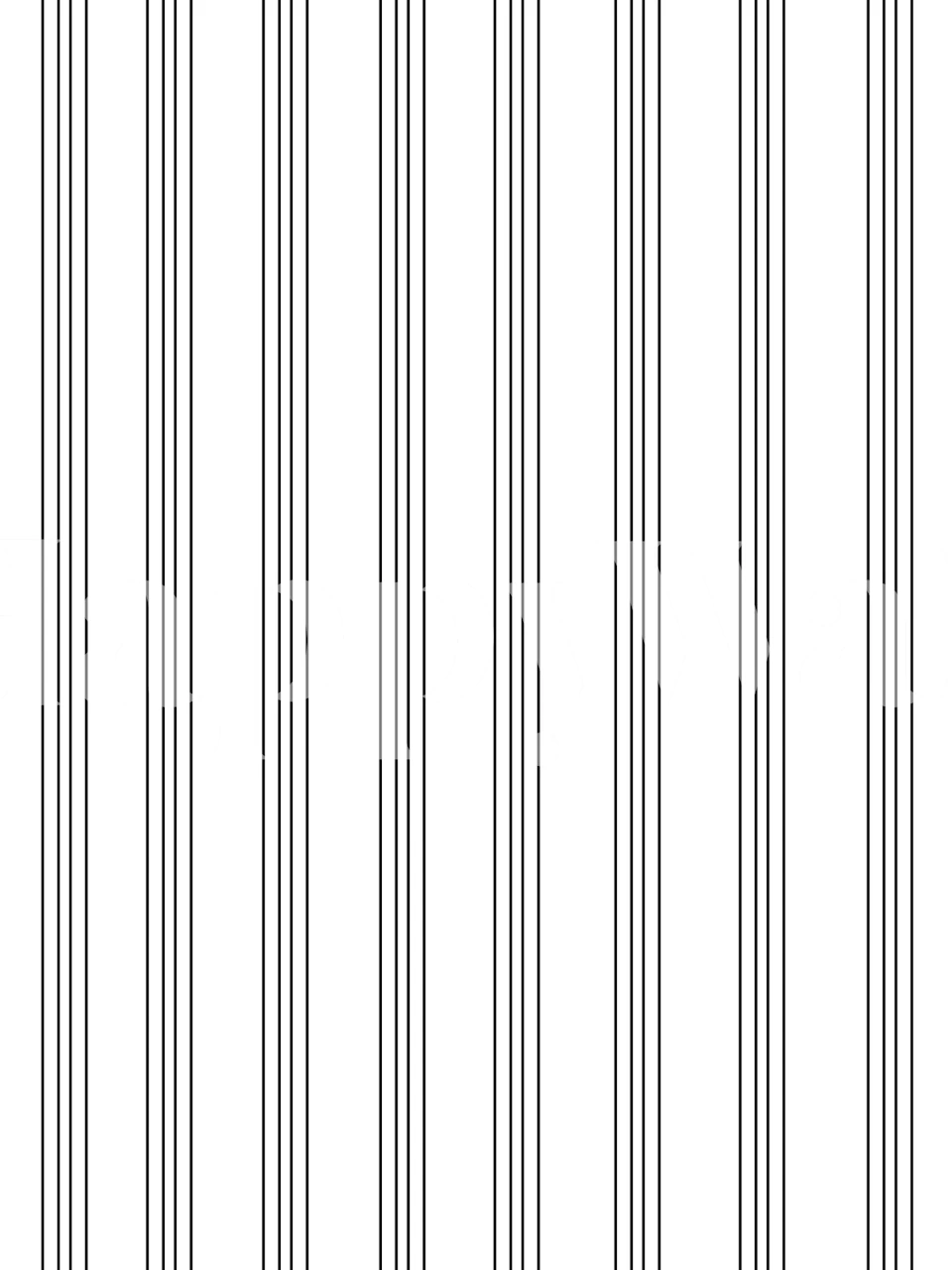 Black en White gestreepte wallpaper in een kamer