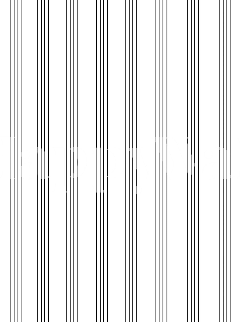 Black och White randig wallpaper i ett rum