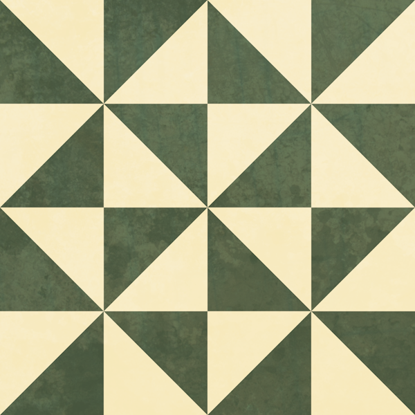 Rustic Geometric Mosaic Tiles - Jade Ivory