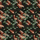 Koi Pond with Dragonflies Pattern