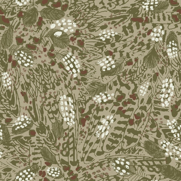 Wild animal print khaki