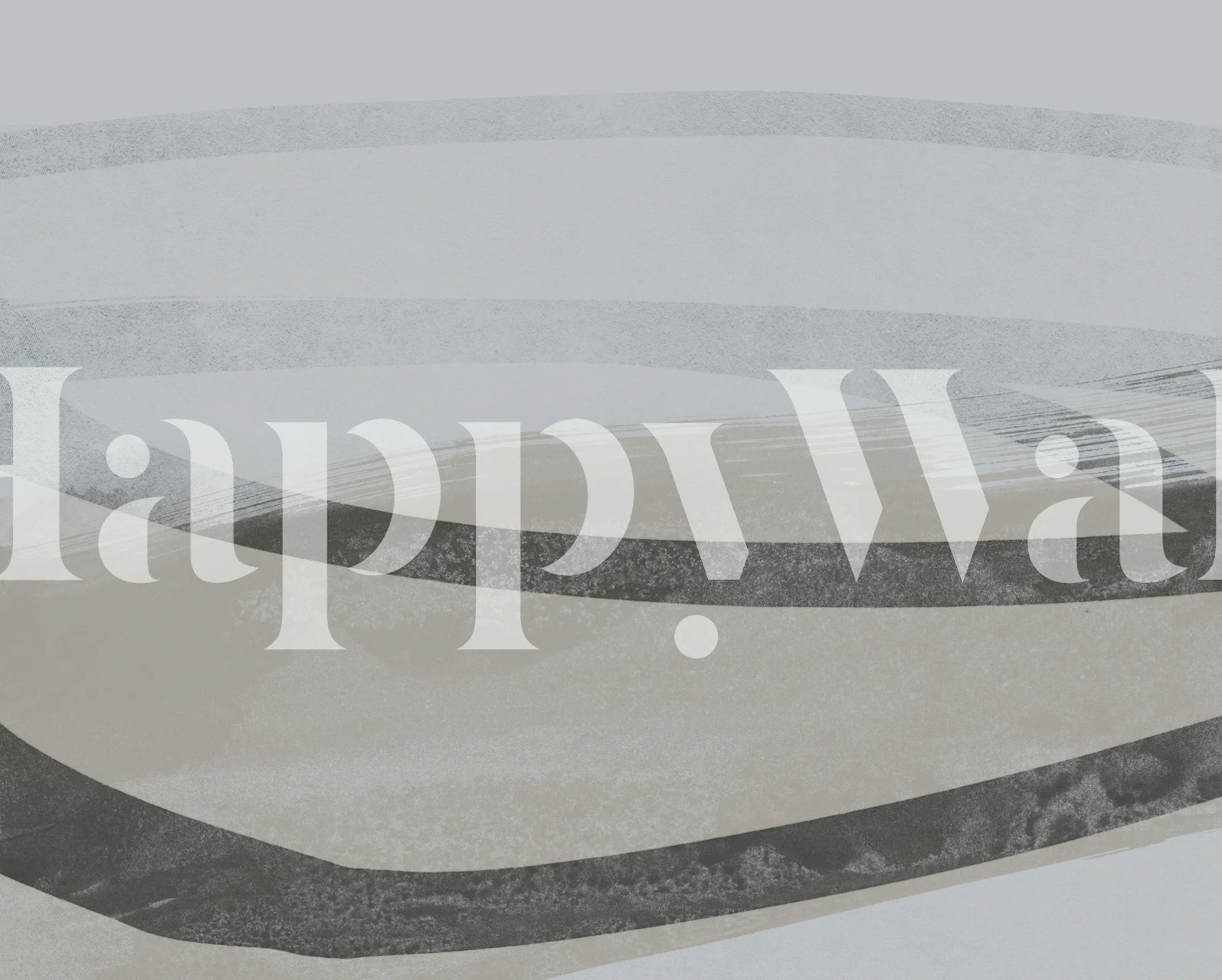 Tapeta Abstract brushstrokes and lines w pokoju