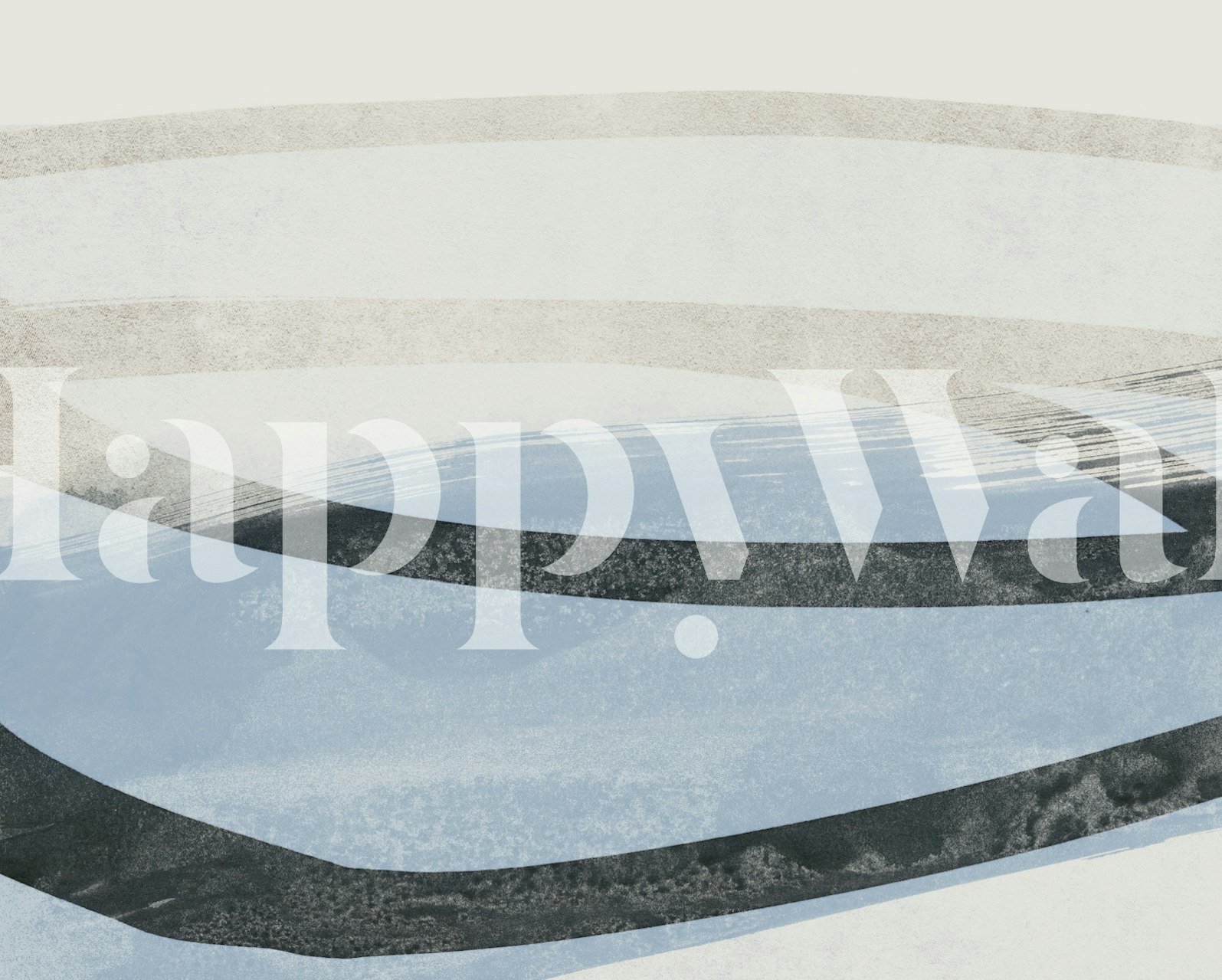 Abstract brushstrokes and lines papel de parede