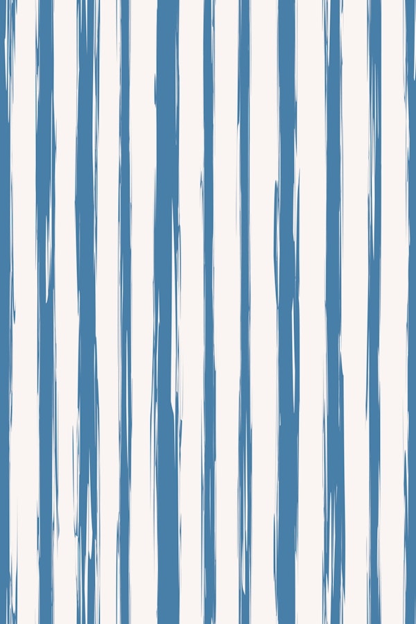 Brushstroke Stripe - blue