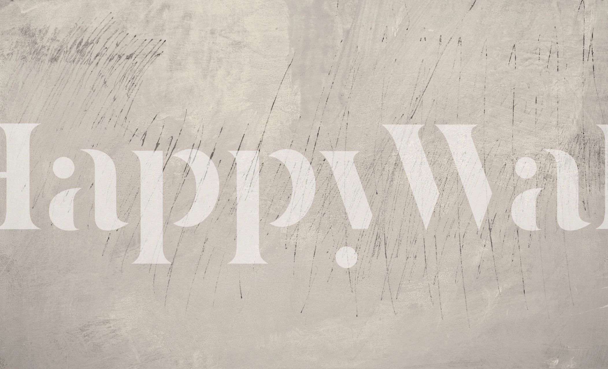 Sgraffiti wallpaper design in a room