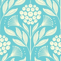 Tropical Aqua Botanica wallpaper