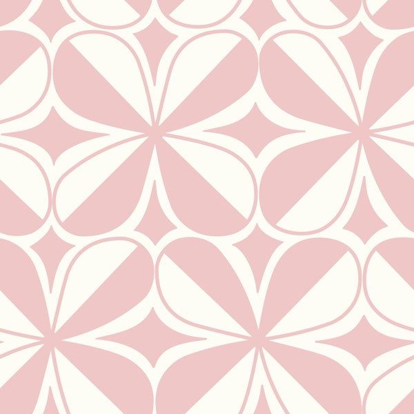 Mosaic Flower - Pink