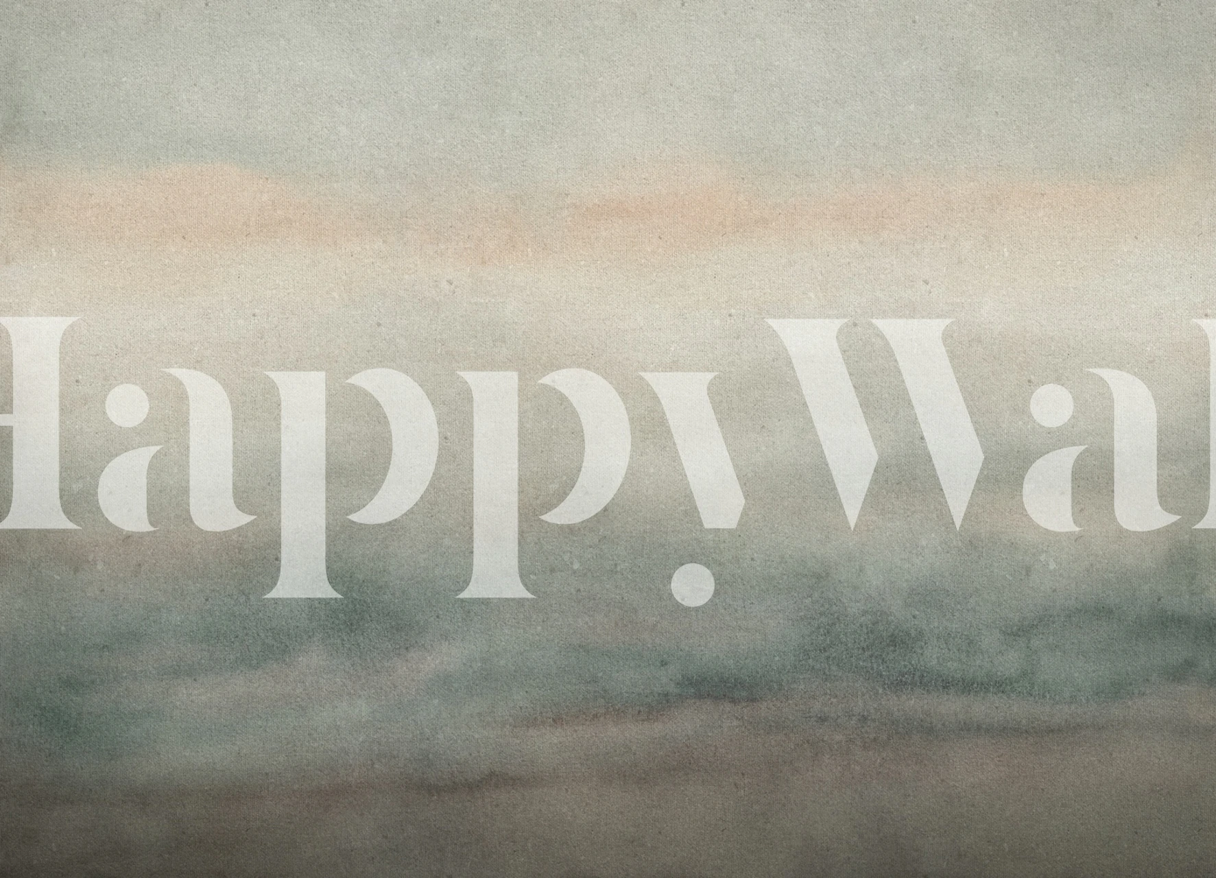Abstract watercolor landscape wallpaper design