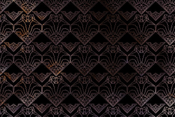 Geometric Noir Elegance