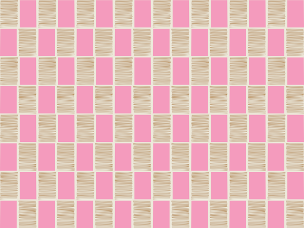 Checkerboard Lines in Pink