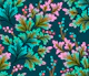Frilled Foliage - Emerald Green / Pink