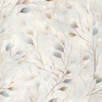 Watercolor Branch Elegant Canvas tapet
