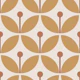 Graphic Scandi Floral Boho Yellow