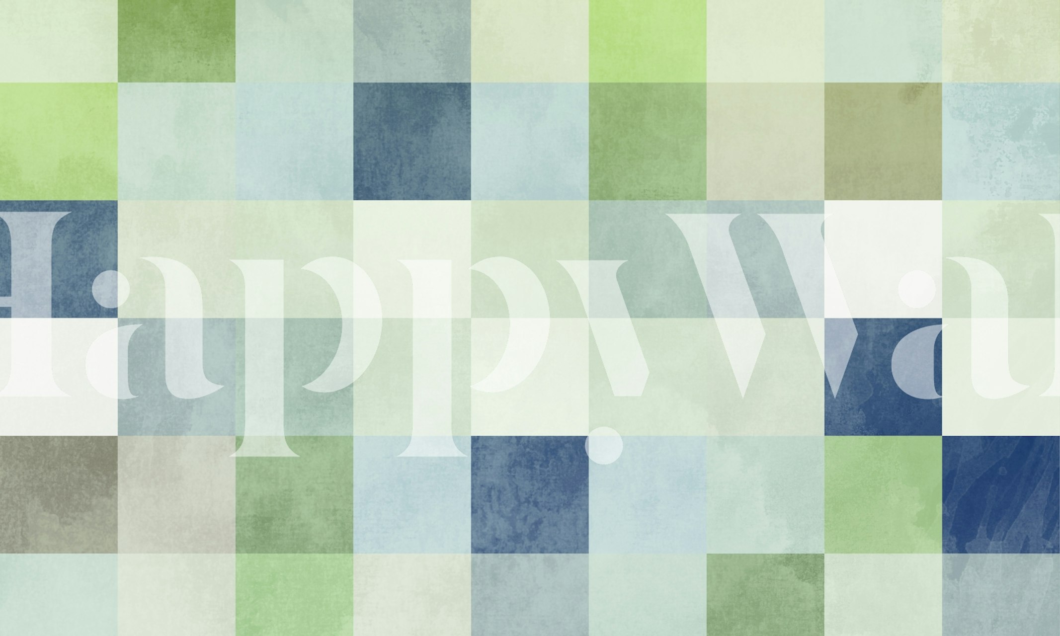 Tapeta Soothing Squares Decor v místnosti