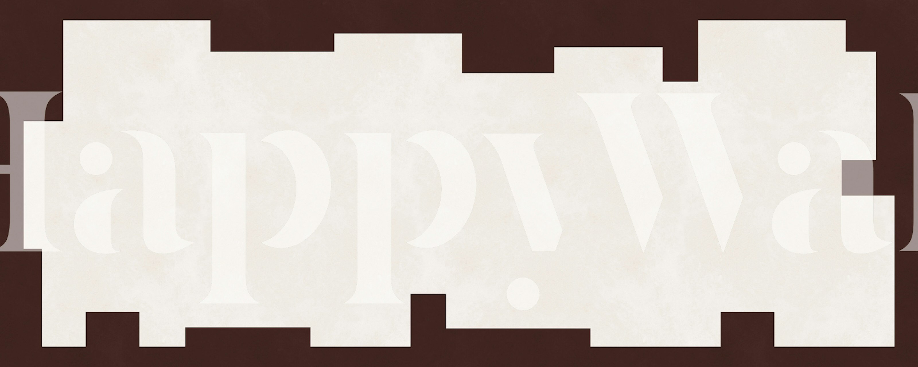 Sharp Edges Abstract wallpaper in a room