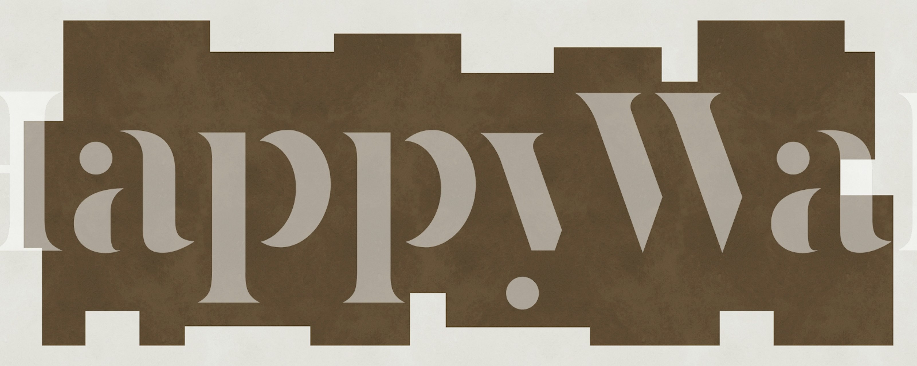 Earthy geometric embrace wallpaper in a room