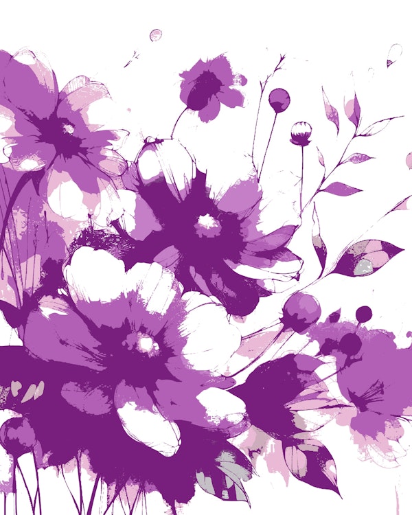 Violet Botanical Dream