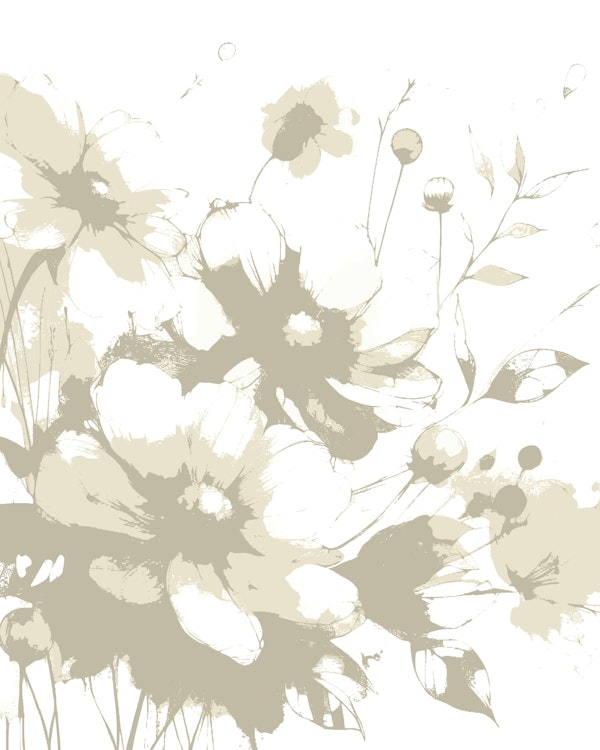 Beige and light khaki Botanical Dream