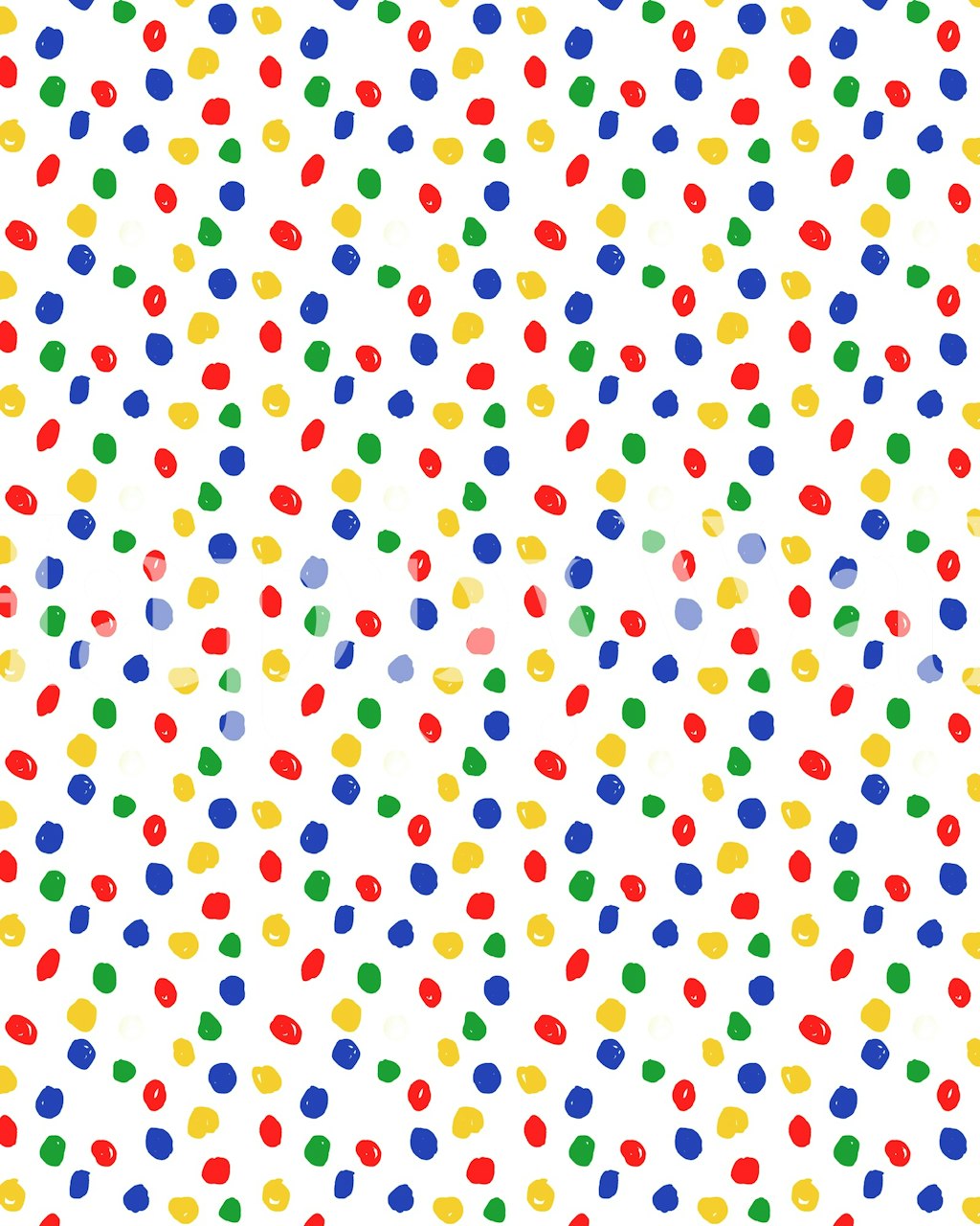 Tapeta Colorful Dots Extravaganza v místnosti