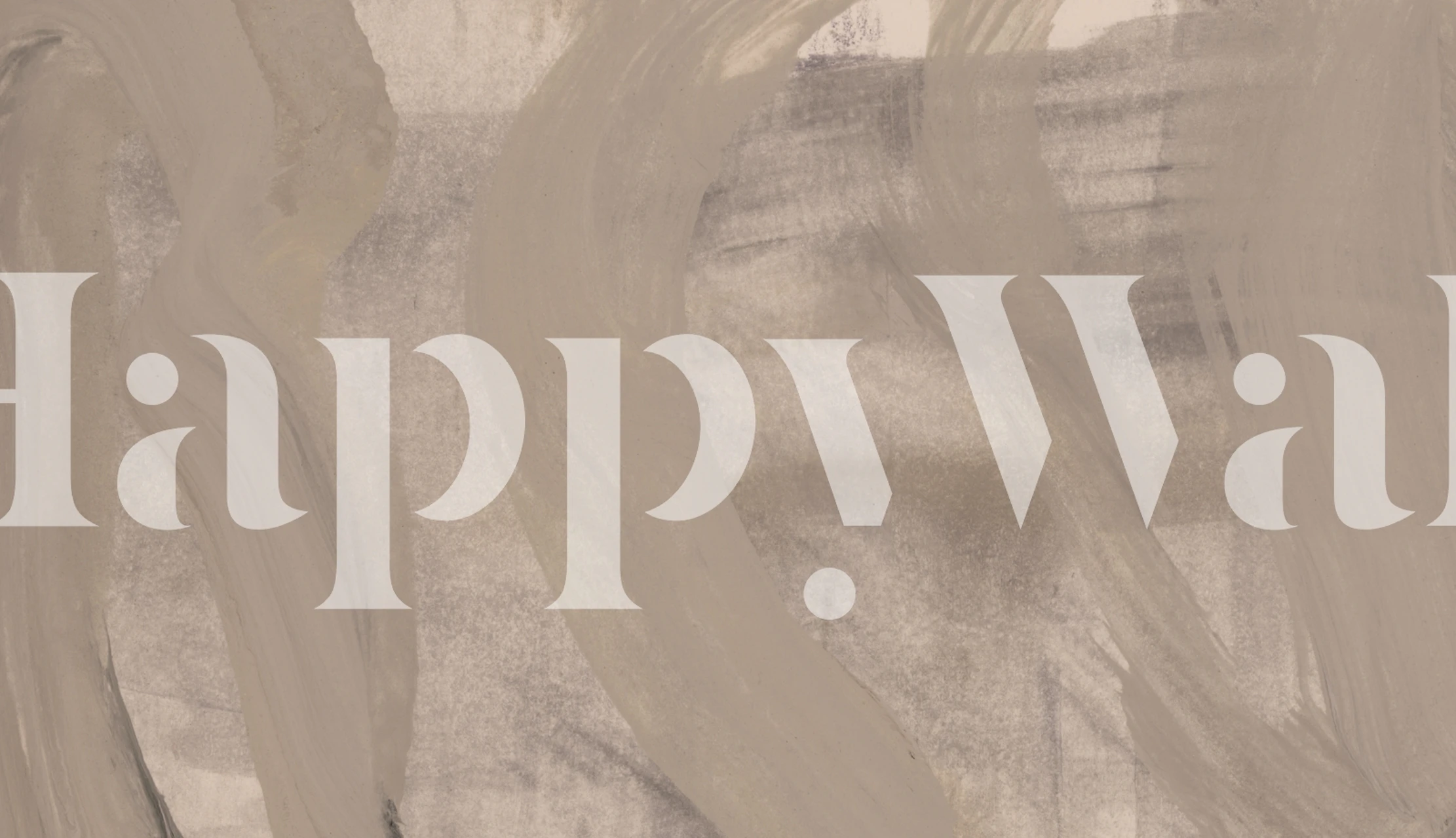 Carta da parati Soft tan strokes in una stanza