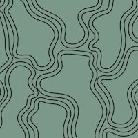 Wavy Serenity Abstract behang
