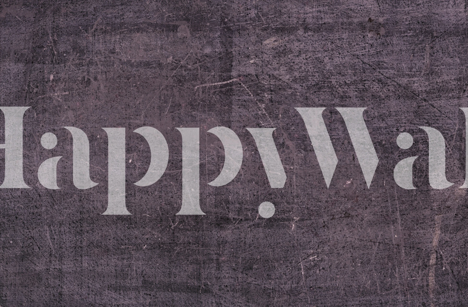 Texture scratched redviolet wallpaper in a room