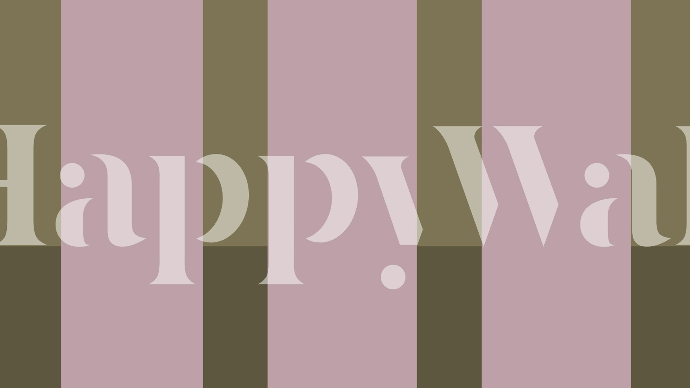 Modern Roseate Stripes tapet i et rom