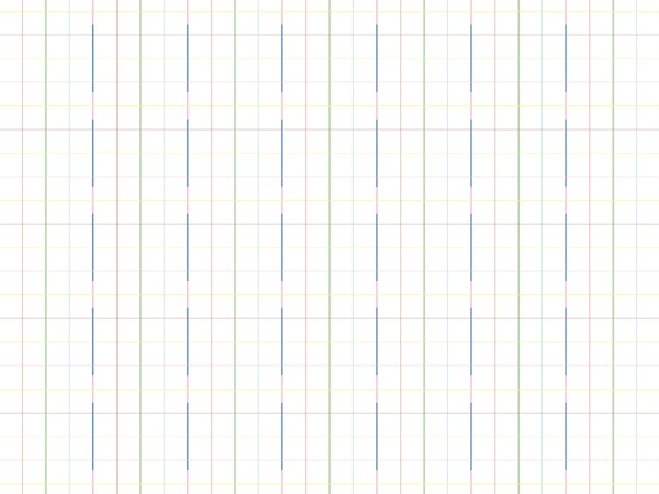 Multicolor Grid Lines