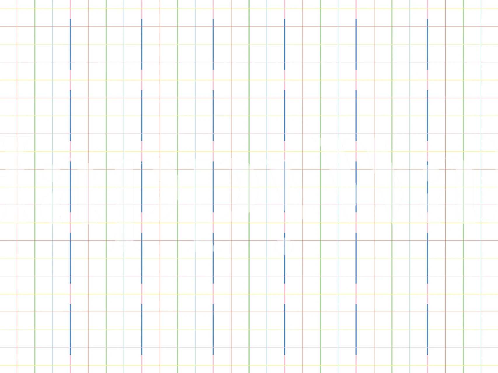 Multicolor Grid Lines tapet i et rum