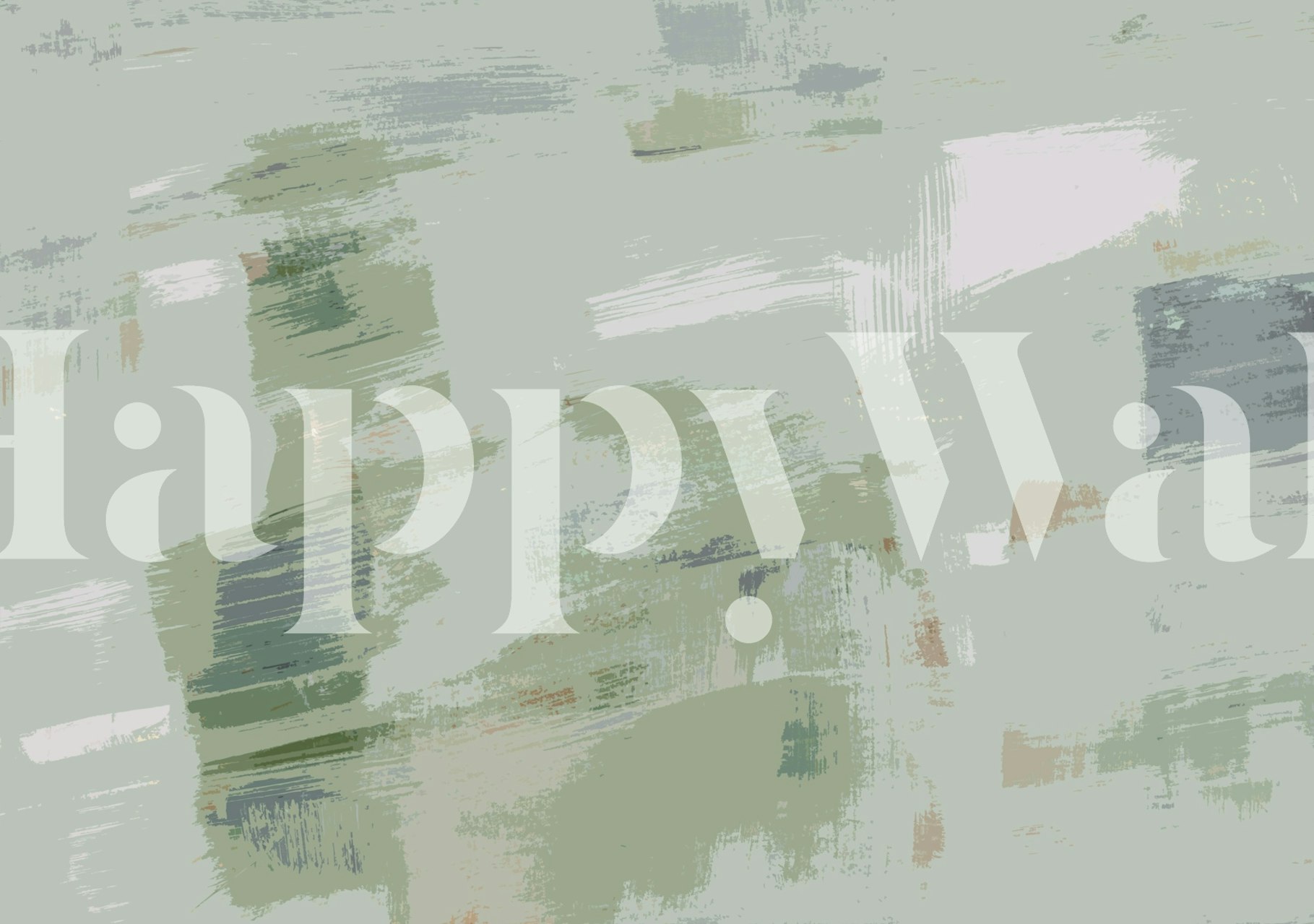 Ταπετσαρία pastel retro accents σε ένα δωμάτιο