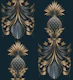 Art Deco Gilded Pineapple Chic