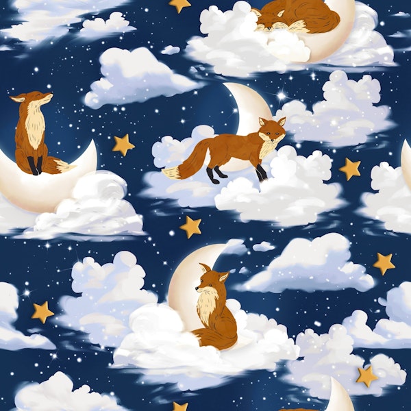 Moonlit Fox Dreams