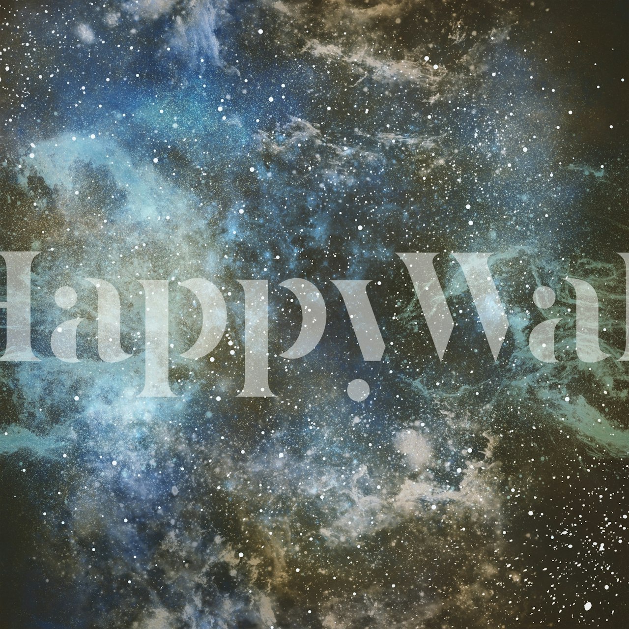 Cosmic Dust Cascade tapet i ett rum