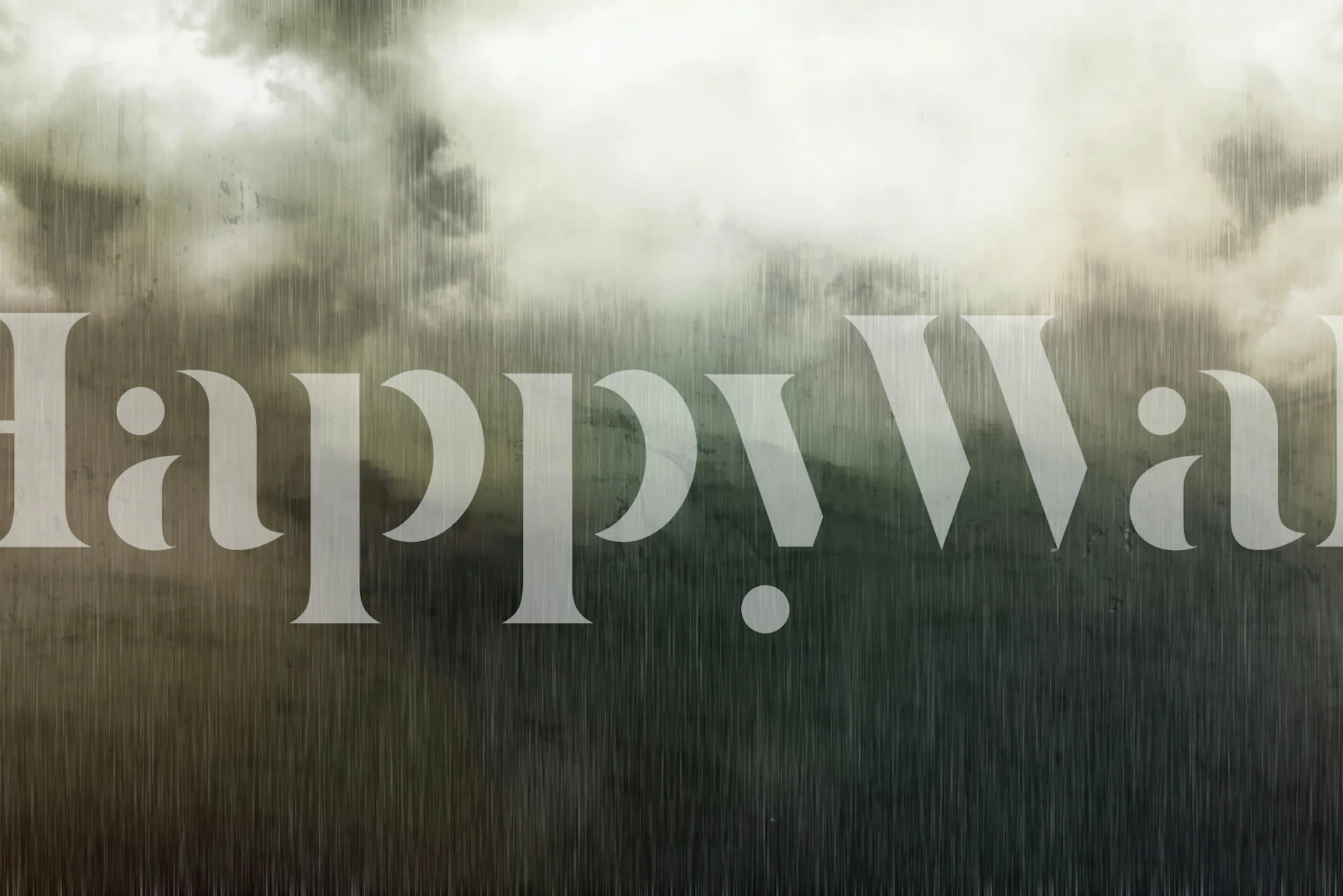 Stormy Highland Escape wallpaper design