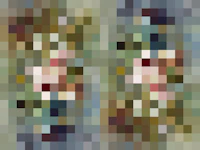 Pixel in Vintage Pastel II wallpaper