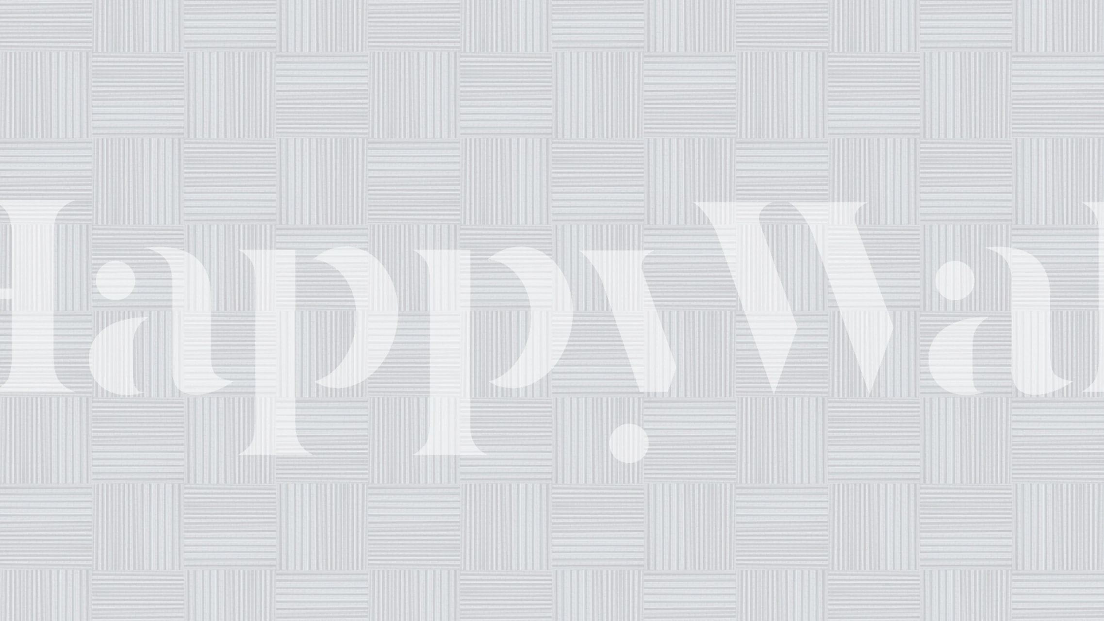 Hand-drawn line art wallpaper in room setting