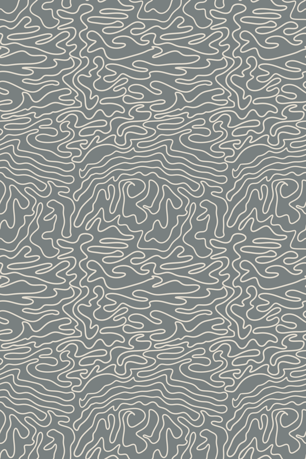 Serene Ripples in muted grey