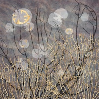 Sea Fan and Jellyfish - Lavender tapete