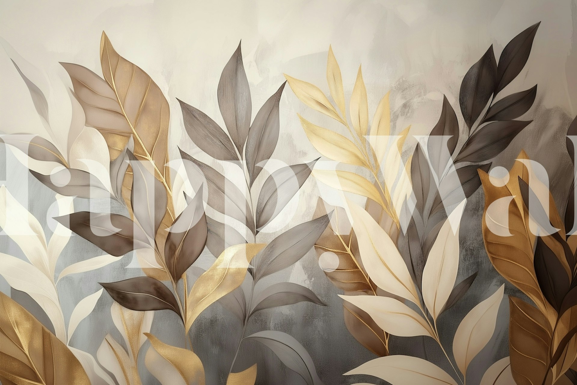 Modern Autumn Whisper tapet i ett rum