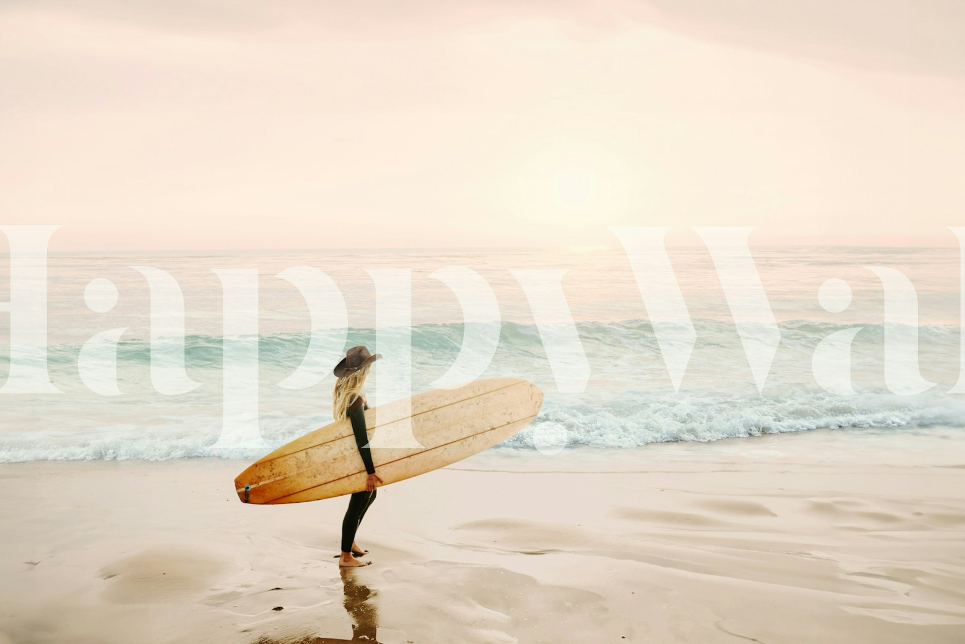 Ταπετσαρία Cowgirl Surfer σε δωμάτιο