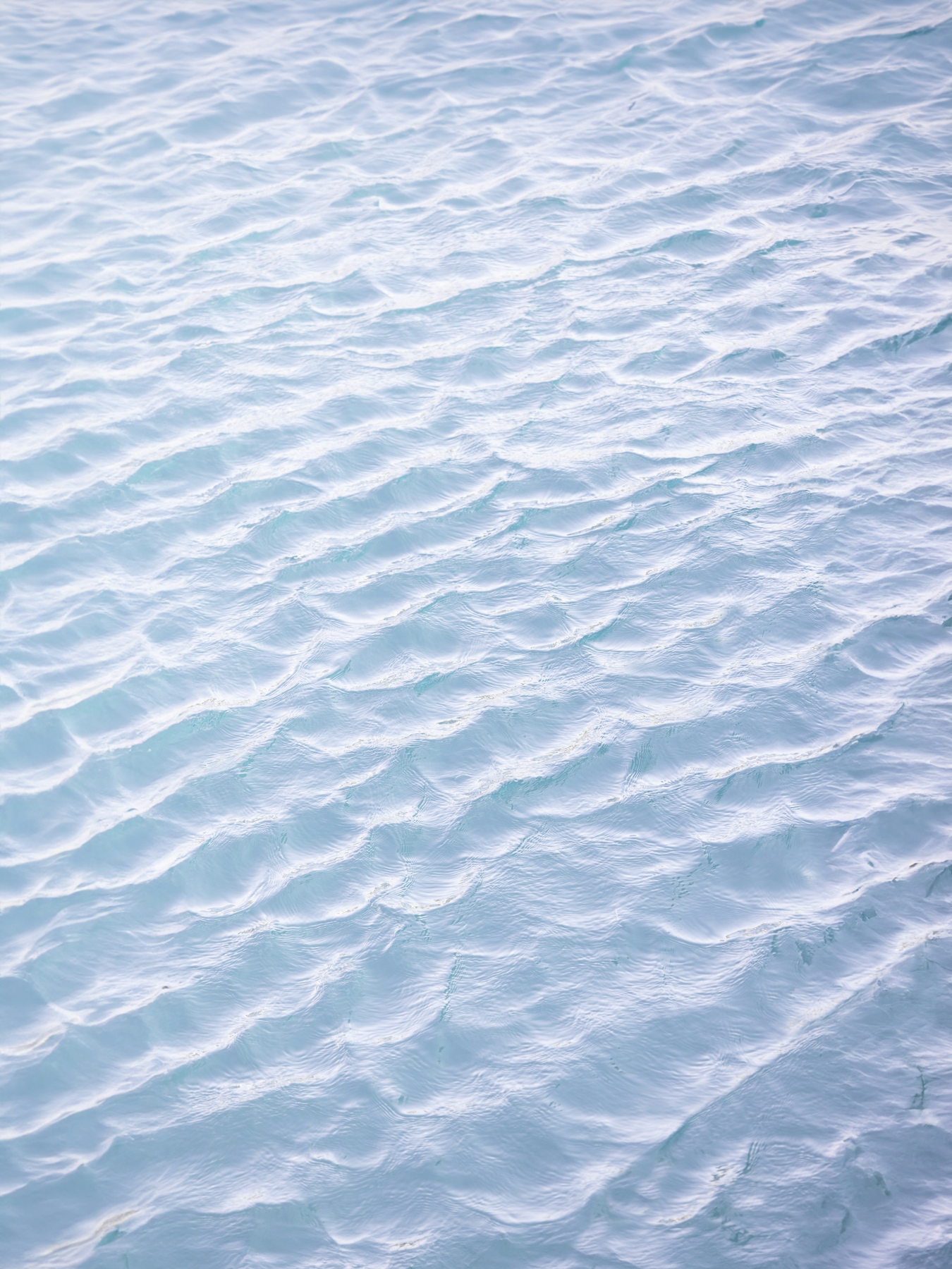 Blue Sea Ripple Wallpaper
