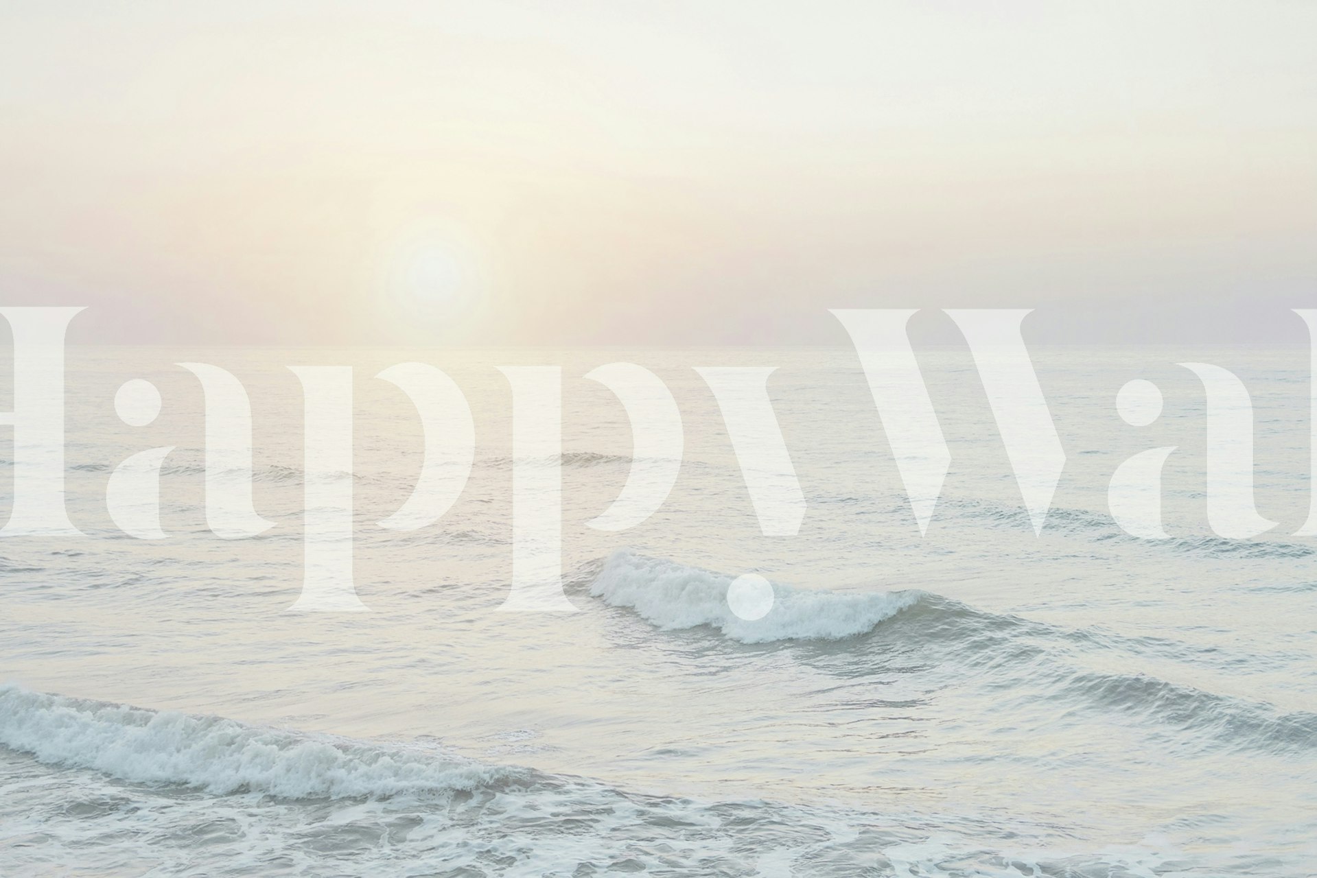 Serene Sea Sunrise tapetti huoneessa