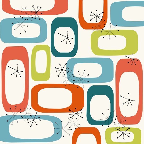 Mid Century Modern Pattern 01
