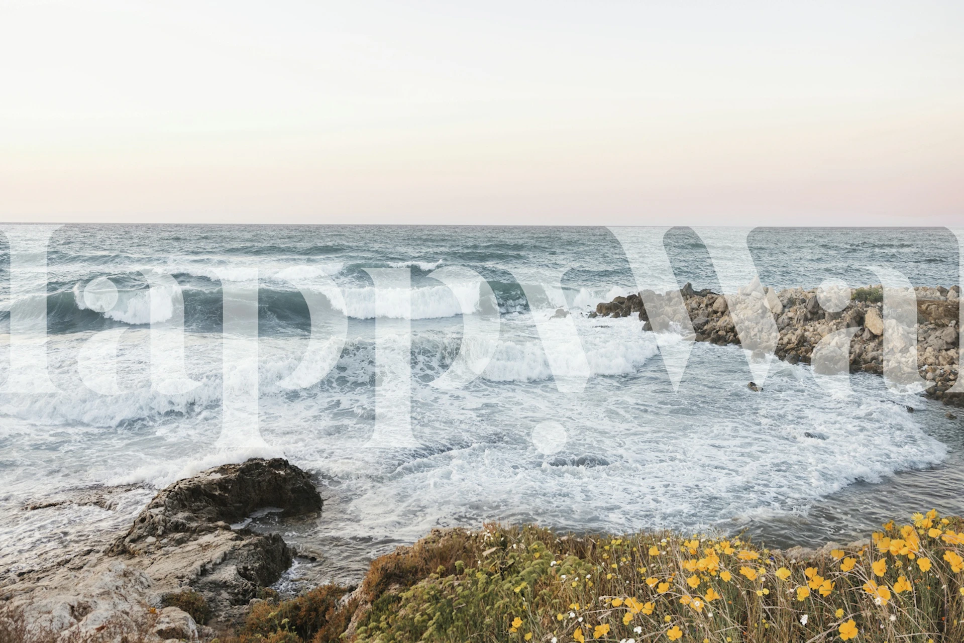 Seaside Escape Horizon tapeta u sobi