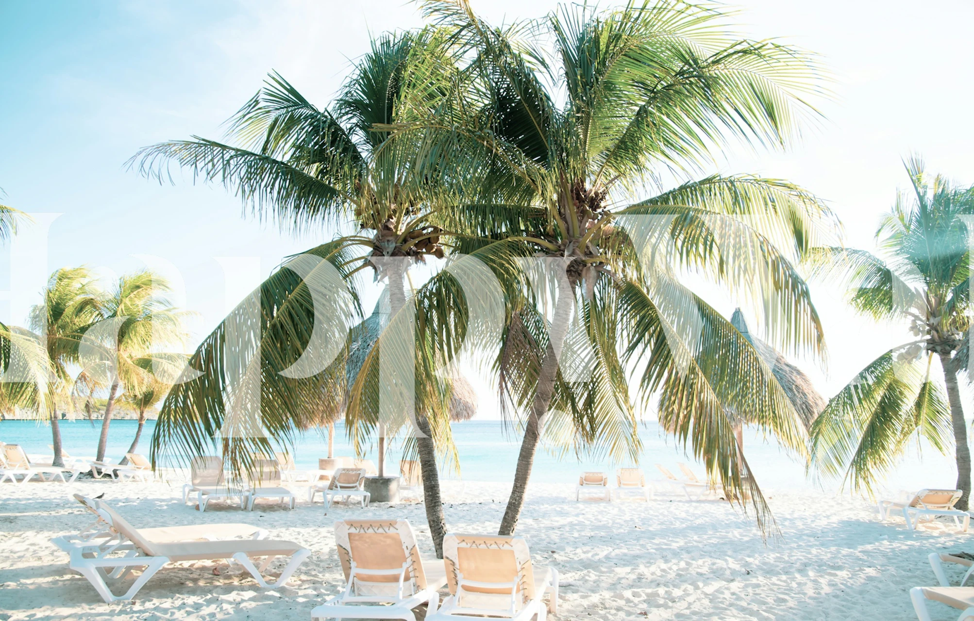 Caribbean Beach Bliss 7 wallpaper design