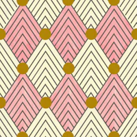 Art deco geometric chevron carta da parati