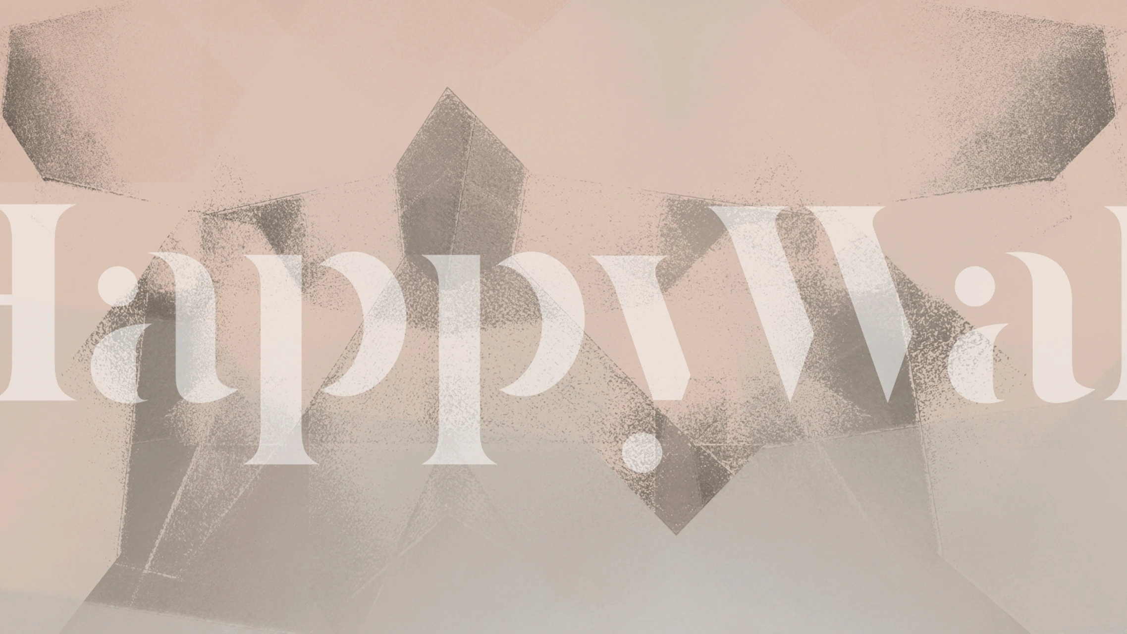 Geometric shapes in soft neutral colors wallpaper