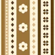 Earthy Tones Geo Floral Stripes